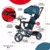 BEBESIT TRICICLO SL-1870 CON MANIJA Y CAPOTA - tienda online
