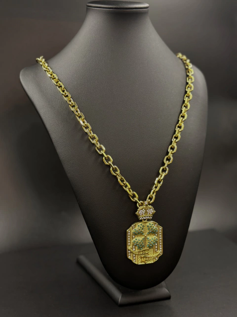 Corrente Cartier Cadeado (8 mm x 70 cm) + Pingente - comprar online