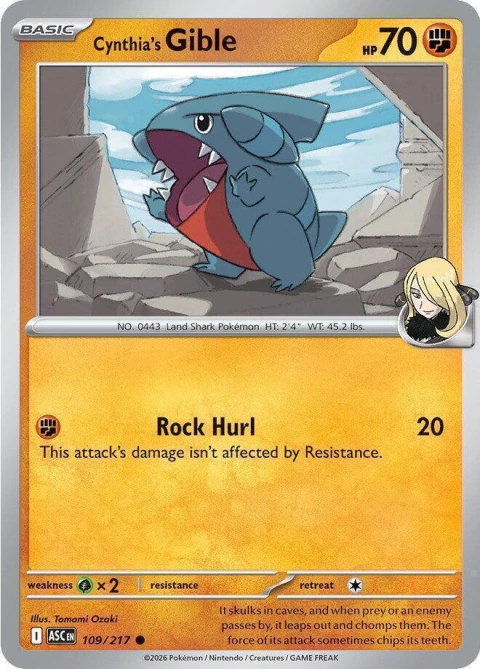 109/217 Cynthia's Gible
