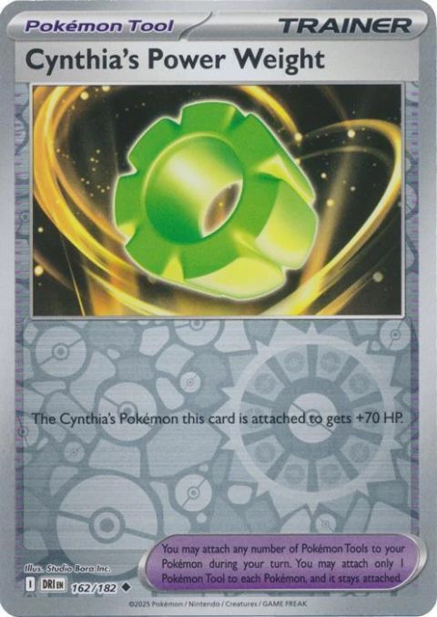 162/182 Cynthia's Power Weight reverse holo