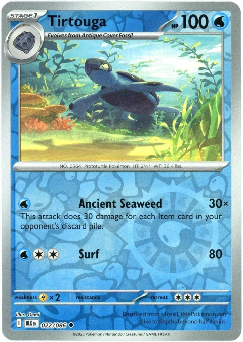 022/086 Tirtouga reverse holo