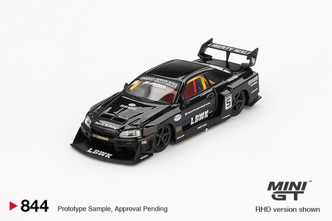 Nissan LB-ER34 Super Silhouette SKYLINE Black 1:64 Mini GT - comprar online