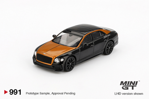 *PRÉ-VENDA* Bentley Flying Spur Orange Flame / Onyx 1:64 Mini GT - comprar online