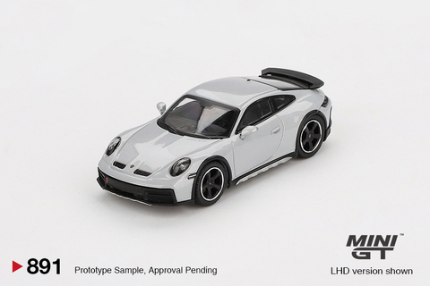 Porsche 911 Dakar Ice Gray Metallic 1:64 Mini GT - comprar online