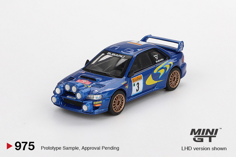 *PRÉ-VENDA* Subaru Impreza WRC98 1998 Rally Monte-Carlo 3rd Place #3 1:64 Mini GT - comprar online