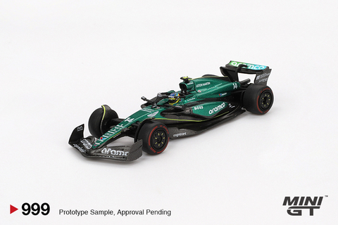 *PRÉ-VENDA* Aston Martin AMR24 #14 Fernando Alonso F1 2024 Bahrain GP 1:64 Mini GT - comprar online