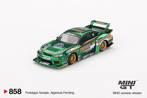 Nissan LB-Super Silhouette S15 SILVIA LBWK 2024 Fausto Racing 1:64 Mini GT - comprar online
