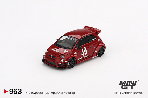 *PRÉ-VENDA* LB-WORKS x Abas Works ABARTH 595 Red 1:64 Mini GT - comprar online