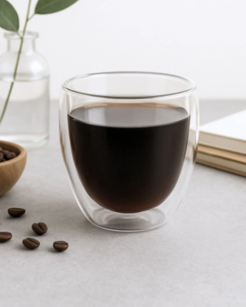 Vaso doble vidrio 250cc