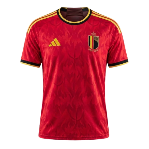Camisa I Bélgica 2026 Adidas Torcedor Masculina - Vermelho