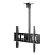 Suporte para TV de Parede ou Teto com Giro 360° e Altura Ajustável – 42 a 80 Polegadas – Suporta até 60kg – Furos 75×75 a 600×400mm – Modelo WKZJ-DJS-