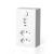 Adaptador de Tomada Coibeu com 2 Tomadas BR + 2 USB + Type-C 2200W Interruptor Geral Proteção Infantil