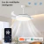 Ventilador de Teto com Luz Inteligente Dobrável | Controle por App Tuya | 6 Velocidades | 3 Cores de Luz | Timer | Funciona com Alexa e Google Home - comprar online