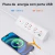 Tomada Múltipla Padrão Brasileiro com 3 Tomadas + 2 USB-A + 1 Type-C – 4000W / 16-20A – Proteção contra Sobrecarga e Curto-Circuito – Design Especial - COIBEU