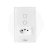 Interruptor Inteligente WiFi Touch com Tomada Embutida | 1 Botão | Controle por App Tuya | Compatível com Alexa e Google | Vidro Temperado | Proteção