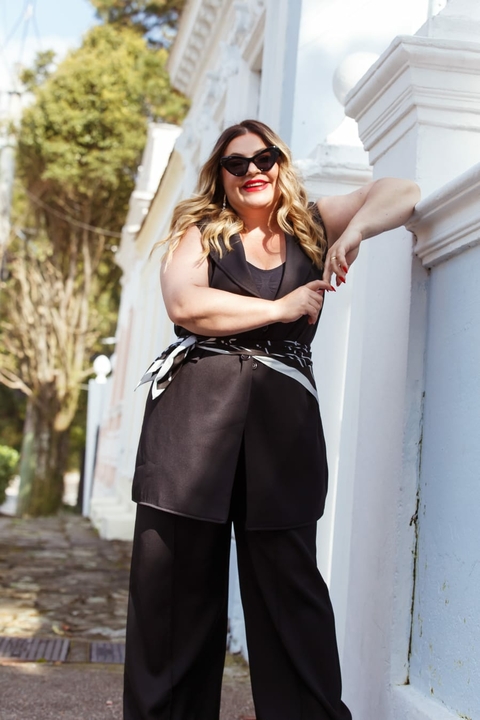 CALÇA ALF. FRIZZO AVULSA ISA-PRETO