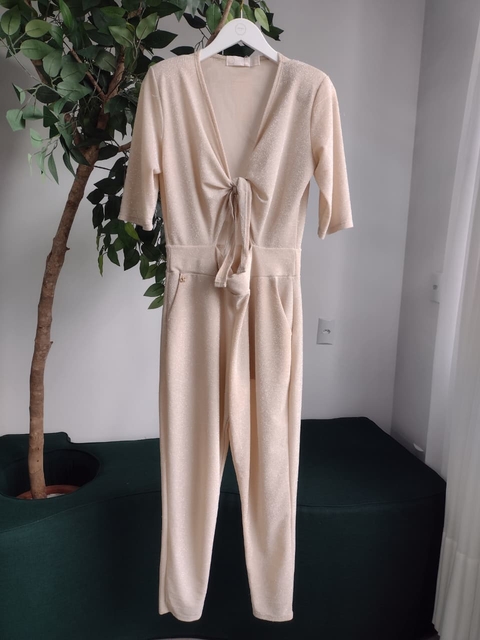 MACACÃO LUREX SILVANA-NUDE - comprar online