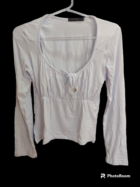 BLUSA PRINCESA VISCO GRAZIELA-BRANCO - comprar online
