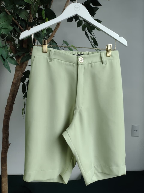 BERMUDA ALF. ZARA-VERDE ÁGUA - comprar online