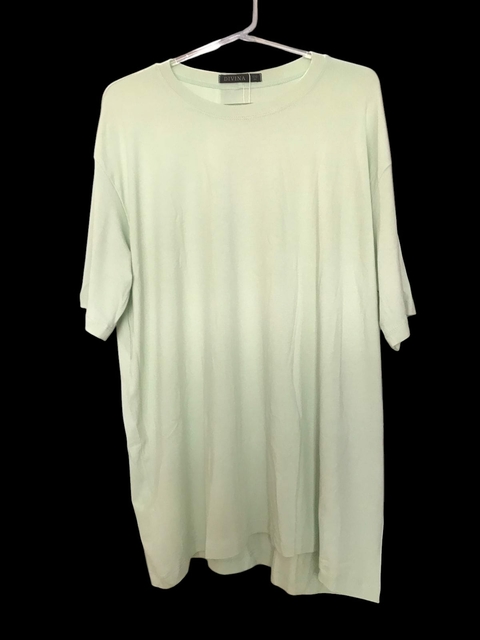 T-SHIRT VISCO MARINA-VERDE MENTA - comprar online