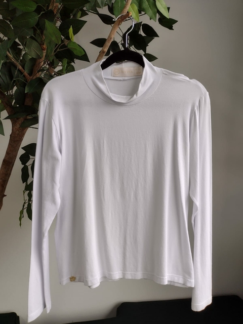 Blusa gola Outlet-Branca