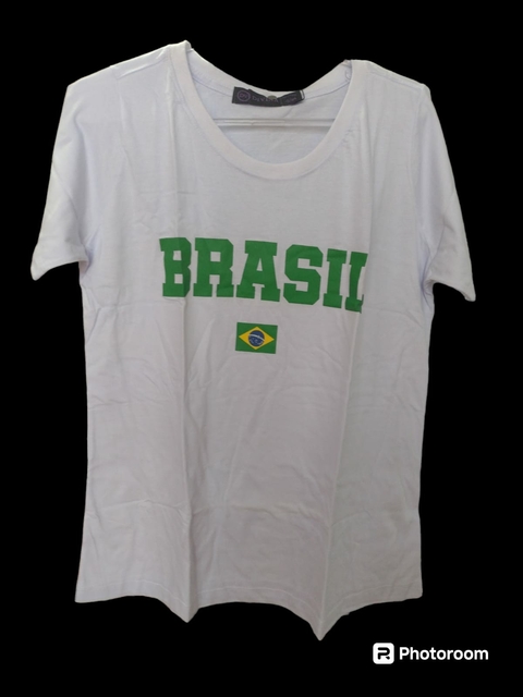 CAMISETA BRASIL-BRANCA - comprar online