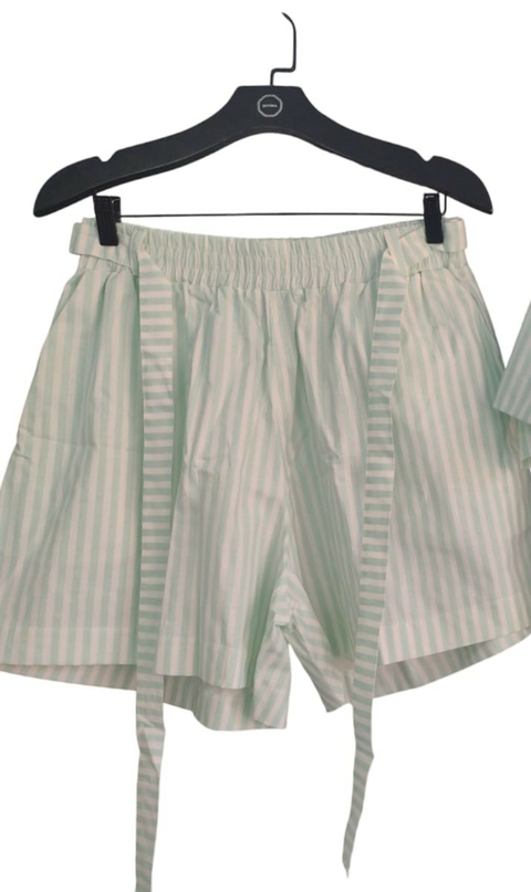 BERMUDA ALICE LISTRA-VERDE - comprar online