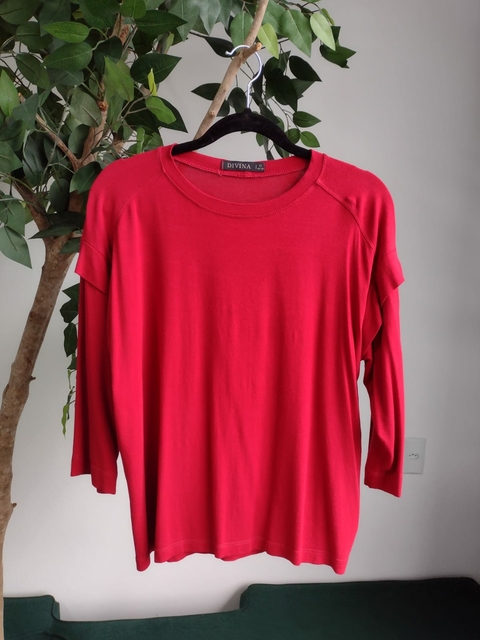 Blusa Outlet-Vermelha
