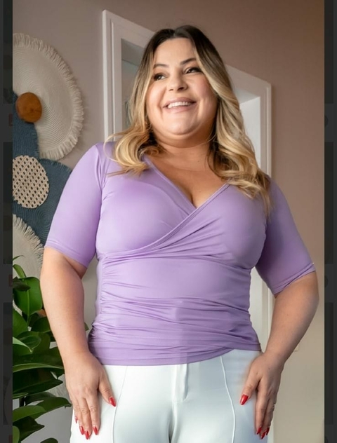 BLUSA TRANSP. NANDA-LILAS