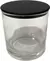 Tampa de Alumínio Pote Whisky II PRETA (Unidade) - comprar online