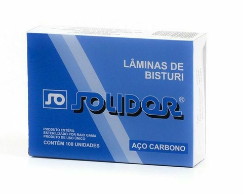 Lâmina de Bisturi Descartável Solidor - comprar online