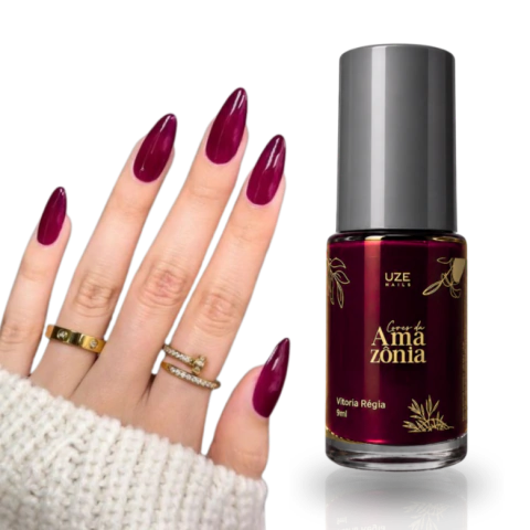 Esmalte Tradicional Uze Cores da Amazônia Vitória-Régia 9ml