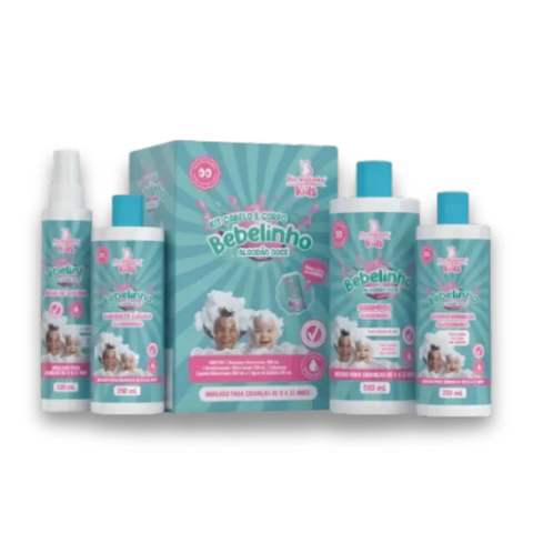 Kit Infantil Bio Instinto Bebelinho Algodão Doce 4 Itens