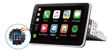 Multimidia 10 Tela Rotativa Android 12 Carplay Android Auto