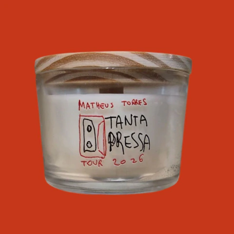 Vela Aromática Tour Tanta Pressa 2026