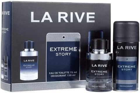 LA RIVE KIT PERFUME MASCULINO EXTREME STORY EDT 75ML