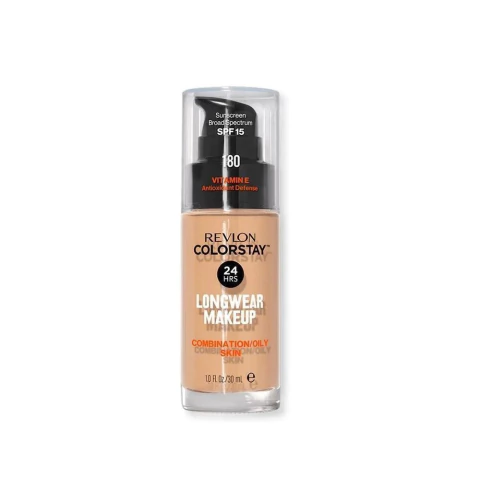 REVLON BASE OILY LONGWEAR MAKEUP SAND BEIGE 180