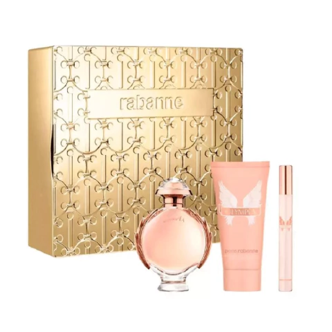 PACO RABANNE KIT FEMININO OLYMPEA EDP 80ML 3 EM 1