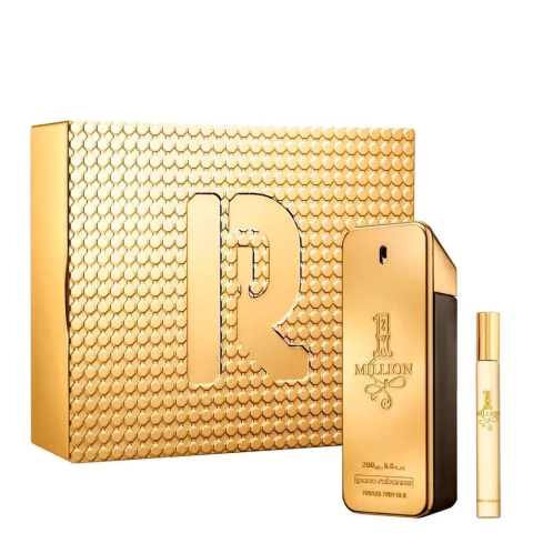 PACO RABANNE KIT PERFUME MASCULINO ONE MILLION EDT 200ML 2 EM 1