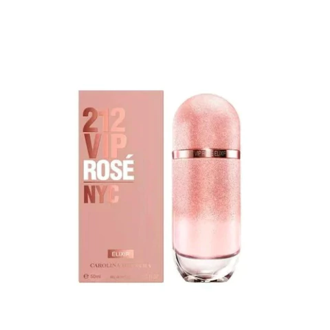 CAROLINA HERRERA PERFUME FEMININO 212 VIP ROSE ELIXIR 50ML