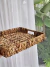 Bandeja Retangular Seagrass Natural: Elegância Sustentável para Sua Casa - comprar online