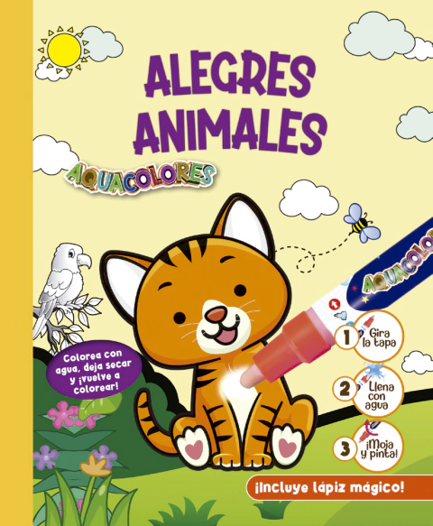 AQUACOLORES - ALEGRES ANIMALES - comprar online