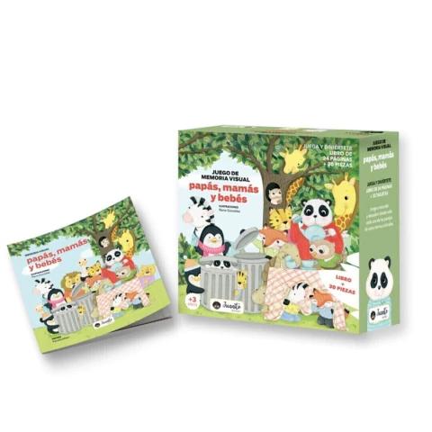 PAPÁS, MAMÁS Y BEBÉS - JUEGO DE MEMORIA VISUAL - comprar online