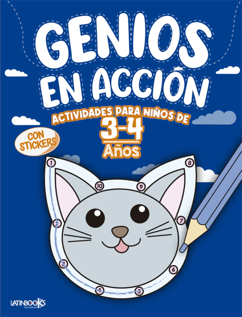 GENIOS EN ACCION - ACTIVIDADES PARA NIÑOS DE 3/4 AÑOS - comprar online