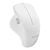 Mouse Inalámbrico Ergonómico Quaroni con Scroll Lateral, Receptor 2.4GHz, 1200 DPI, Óptico, Bajo Consumo, Blanco