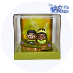 Miniaturas Disney Doorables Movie Moments Série 2 - A Princesa e o Sapo - Tiana e Naveen!