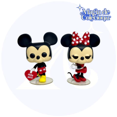 Boneco Funko Pop Disney Mickey e Minnie Valentine´s! Sem Caixa! - comprar online