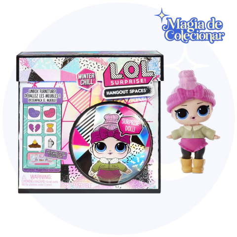 Boneca Lol Surprise Furniture Winter Chill - Hangout Spaces Cozy Babe! Fashion Doll!