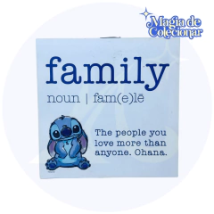 Quadro Disney Store Importado Stitch Ohana!