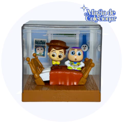 Miniaturas Disney Doorables Movie Moments Série 1 - Toy Story - Woody e Buzz Lightyear!